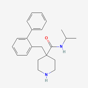 4-Biphenyl-2-ylmethyl-piperidine-4-carboxylic acid isopropylamide