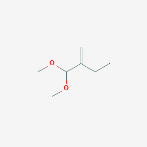 molecular formula C7H14O2 B14441814 2-(Dimethoxymethyl)but-1-ene CAS No. 73210-67-0
