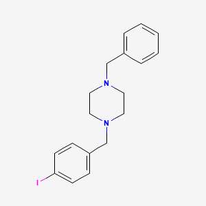 1-Benzyl-4-(4-iodobenzyl)piperazine