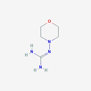 molecular formula C5H12N4O B14441860 N''-Morpholin-4-ylguanidine CAS No. 75426-22-1