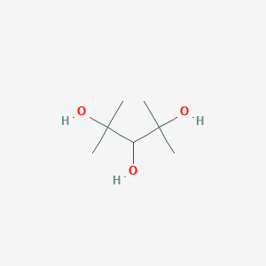 molecular formula C7H16O3 B14441874 2,4-Dimethylpentane-2,3,4-triol CAS No. 79418-09-0
