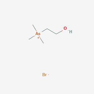 molecular formula C5H14AsBrO B144419 ARSENOCHOLINE BROMIDE CAS No. 71802-31-8