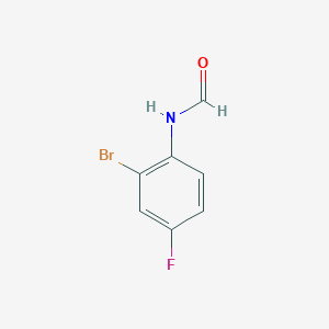 N-Formyl 2-bromo-4-fluoroaniline