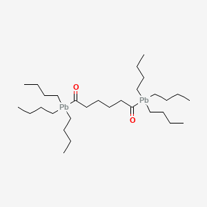 molecular formula C30H62O2Pb2 B14441919 Plumbane, adipoyltributyl- CAS No. 73940-91-7