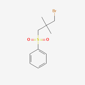 (3-Bromo-2,2-dimethylpropanesulfonyl)benzene