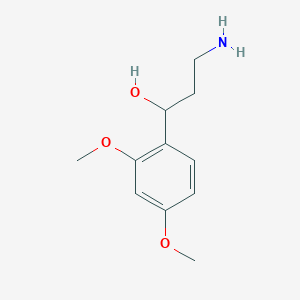 3-Amino-1-(2,4-dimethoxyphenyl)propan-1-ol