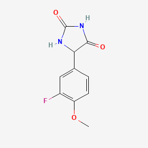 5-(3-Fluoro-4-methoxyphenyl)imidazolidine-2,4-dione