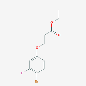 Ethyl 3-(4-bromo-3-fluorophenoxy)propanoate