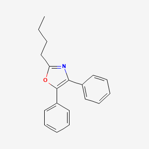 molecular formula C19H19NO B14441995 2-Butyl-4,5-diphenyl-1,3-oxazole CAS No. 78812-86-9
