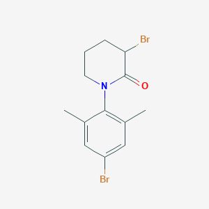 3-Bromo-1-(4-bromo-2,6-dimethylphenyl)piperidin-2-one