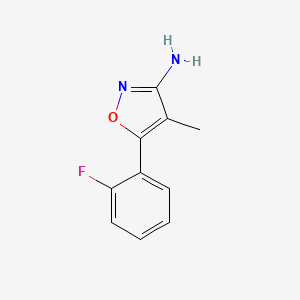 5-(2-Fluorophenyl)-4-methyl-1,2-oxazol-3-amine