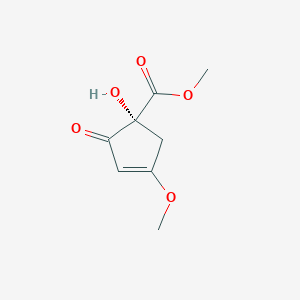 molecular formula C8H10O5 B14442142 Kjellmanianone CAS No. 76280-92-7