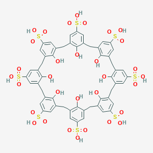 molecular formula C56H48O32S8 B144422 4-Sulfocalix[8]arene CAS No. 137407-62-6
