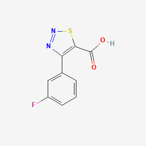 4-(3-Fluorophenyl)-1,2,3-thiadiazole-5-carboxylic acid
