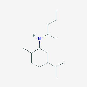 molecular formula C15H31N B14442227 2-Methyl-N-(pentan-2-yl)-5-(propan-2-yl)cyclohexan-1-amine CAS No. 76184-03-7
