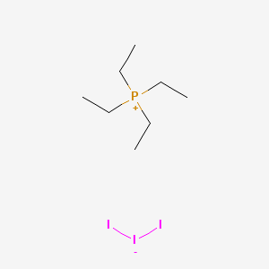 molecular formula C8H20I3P B14442235 Tetraethylphosphonium triiodide CAS No. 73790-48-4