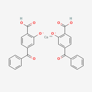 molecular formula C28H18CaO8 B14442414 4-Benzoylsalicylic acid CAS No. 78372-24-4