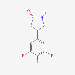 B1444249 4-(3,4,5-Trifluorophenyl)pyrrolidin-2-one CAS No. 1263774-97-5