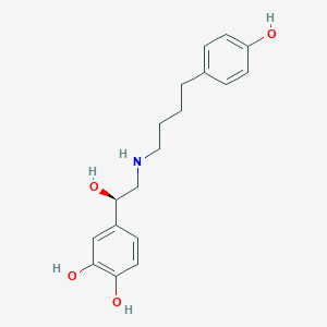 molecular formula C18H23NO4 B144426 Arbutamine CAS No. 128470-16-6