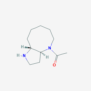 (3AS,9aR)-1-(Decahydro-1,4-diaza-cyclopentacycloocten-4-yl)-ethanone