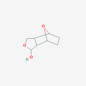 molecular formula C8H12O3 B14442657 Octahydro-4,7-epoxy-2-benzofuran-1-ol CAS No. 74868-28-3