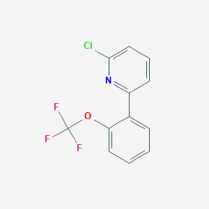 2-Chloro-6-(2-(trifluoromethoxy)phenyl)pyridine