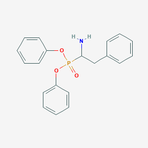 molecular formula C20H20NO3P B14442796 Diphenyl (1-amino-2-phenylethyl)phosphonate CAS No. 73270-44-7