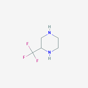 molecular formula C5H9F3N2 B144428 2-(Trifluoromethyl)piperazine CAS No. 131922-05-9