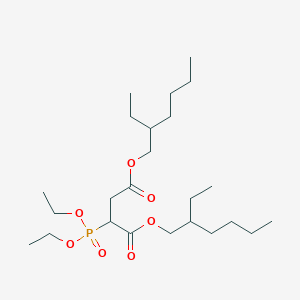 molecular formula C24H47O7P B14442869 Bis(2-ethylhexyl) 2-diethoxyphosphorylbutanedioate CAS No. 78897-69-5