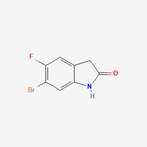6-Bromo-5-fluoroindolin-2-one
