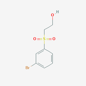 molecular formula C8H9BrO3S B1444289 2-(3-Bromobenzenesulfonyl)ethan-1-ol CAS No. 1021169-75-4