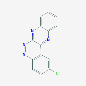 molecular formula C14H7ClN4 B14442914 2-Chloroquinoxalino[2,3-c]cinnoline CAS No. 75608-90-1