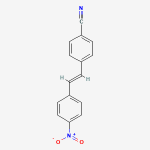 molecular formula C15H10N2O2 B14442917 (E)-4-Cyano-4'-nitrostilbene CAS No. 74518-94-8