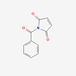 molecular formula C11H7NO3 B14442919 1-Benzoyl-1H-pyrrole-2,5-dione CAS No. 77303-07-2