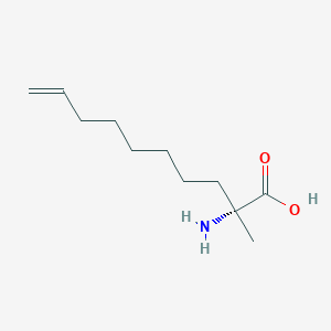 molecular formula C11H21NO2 B1444292 (R)-2-amino-2-methyldec-9-enoic acid CAS No. 1195967-46-4