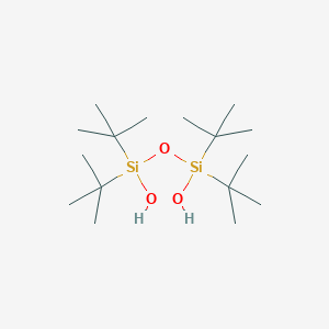 molecular formula C16H38O3Si2 B14442956 Tetra-tert-butyldisiloxane-1,3-diol CAS No. 74010-26-7