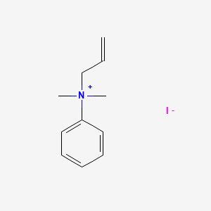molecular formula C11H16IN B14442975 Allyldimethylphenylammonium iodide CAS No. 73680-59-8