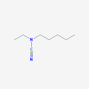 molecular formula C8H16N2 B14443039 Ethyl(pentyl)cyanamide CAS No. 77464-03-0