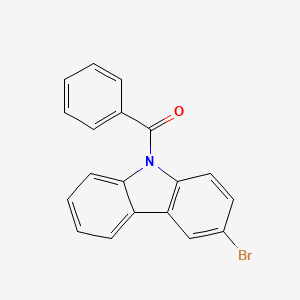 molecular formula C19H12BrNO B1444307 9-Benzoyl-3-bromo-9H-carbazole CAS No. 177775-87-0