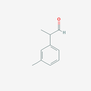 molecular formula C10H12O B1444308 2-m-Tolylpropanal CAS No. 59452-89-0