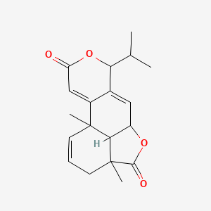 molecular formula C19H22O4 B14443103 Milanjilactone B CAS No. 73210-85-2