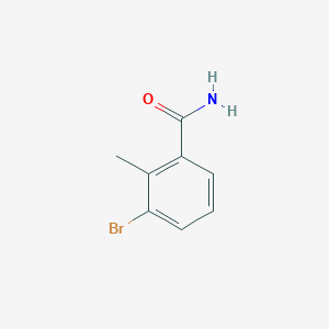 molecular formula C8H8BrNO B1444311 3-Bromo-2-methylbenzamide CAS No. 919363-09-0