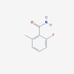 molecular formula C8H8FNO B1444314 2-氟-6-甲基苯甲酰胺 CAS No. 886502-14-3