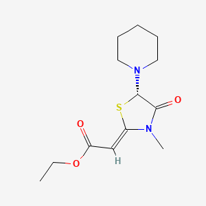 molecular formula C13H20N2O3S B14443175 Dexetozoline CAS No. 77519-25-6