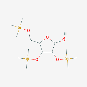 molecular formula C14H34O5Si3 B14443178 Tris(trimethylsilyl)-D-ribose CAS No. 79744-06-2
