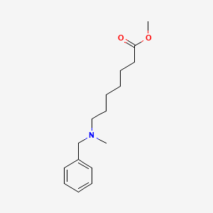 molecular formula C16H25NO2 B1444325 甲基 7-(N-苄基-N-甲基氨基)庚酸酯 CAS No. 1316216-08-6
