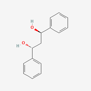 molecular formula C15H16O2 B14443261 1,3-Propanediol, 1,3-diphenyl-, (1R,3R)- CAS No. 77291-92-0