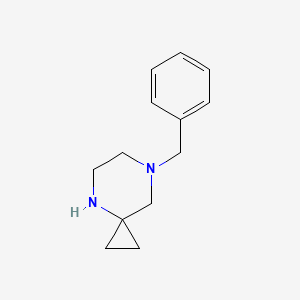molecular formula C13H18N2 B1444327 7-苄基-4,7-二氮杂螺[2.5]辛烷 CAS No. 1222106-45-7