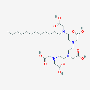 molecular formula C28H52N4O10 B144433 Docosyl-triethylenetetraminepentaacetic acid CAS No. 137203-80-6