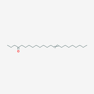 molecular formula C23H44O B14443394 Tricos-14-en-4-one CAS No. 79212-72-9